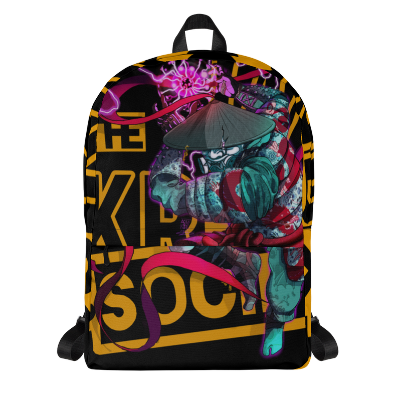 Krownd Society Limited "Porcelain Samurai "Edition DTG Backpack