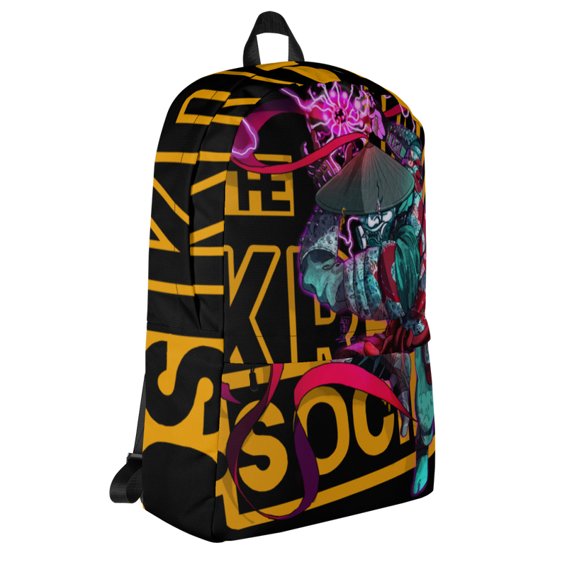 Krownd Society Limited "Porcelain Samurai "Edition DTG Backpack
