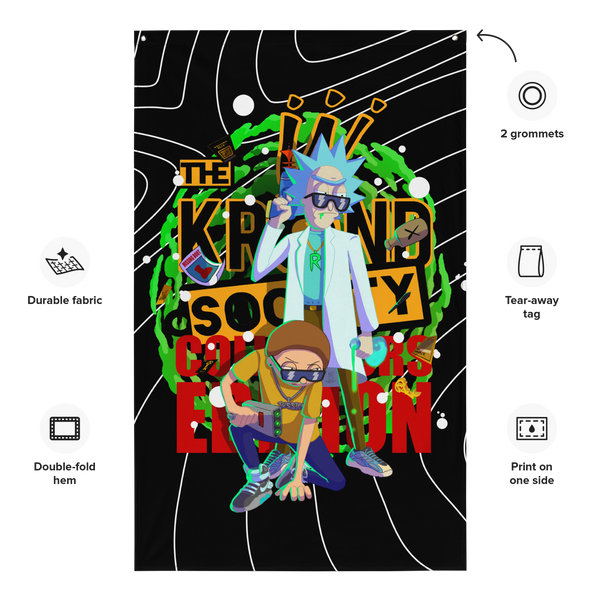 Rick and Morty flag