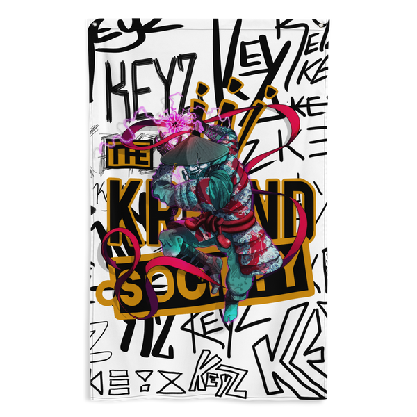 Porcelain Samurai Flag