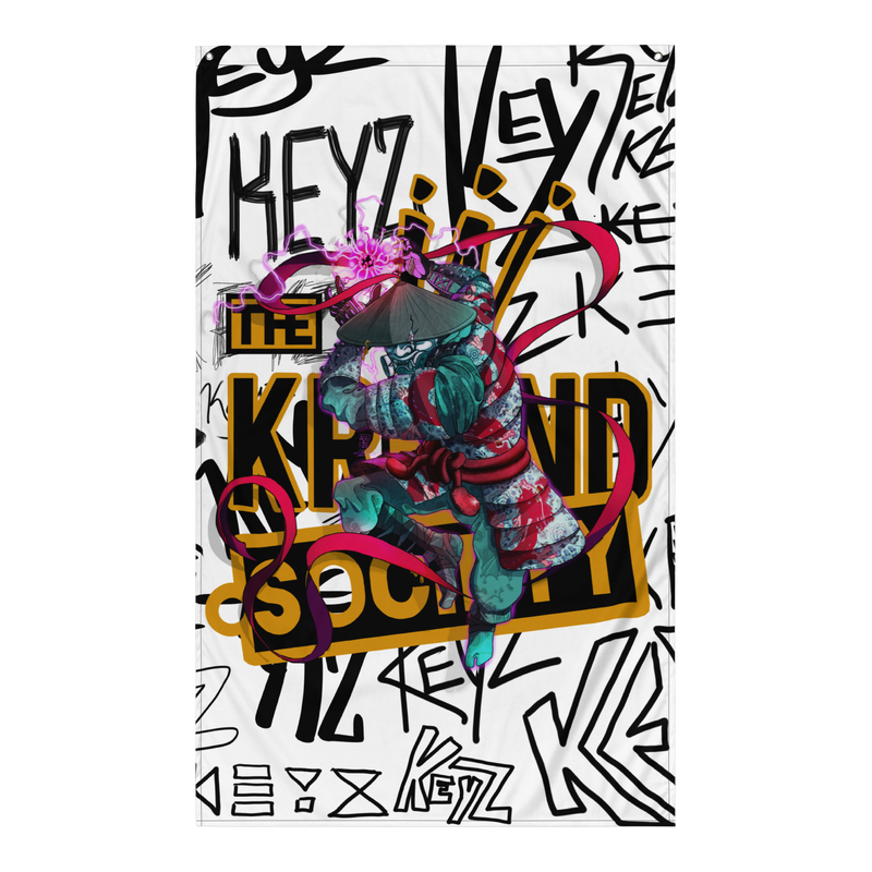 Porcelain Samurai Flag