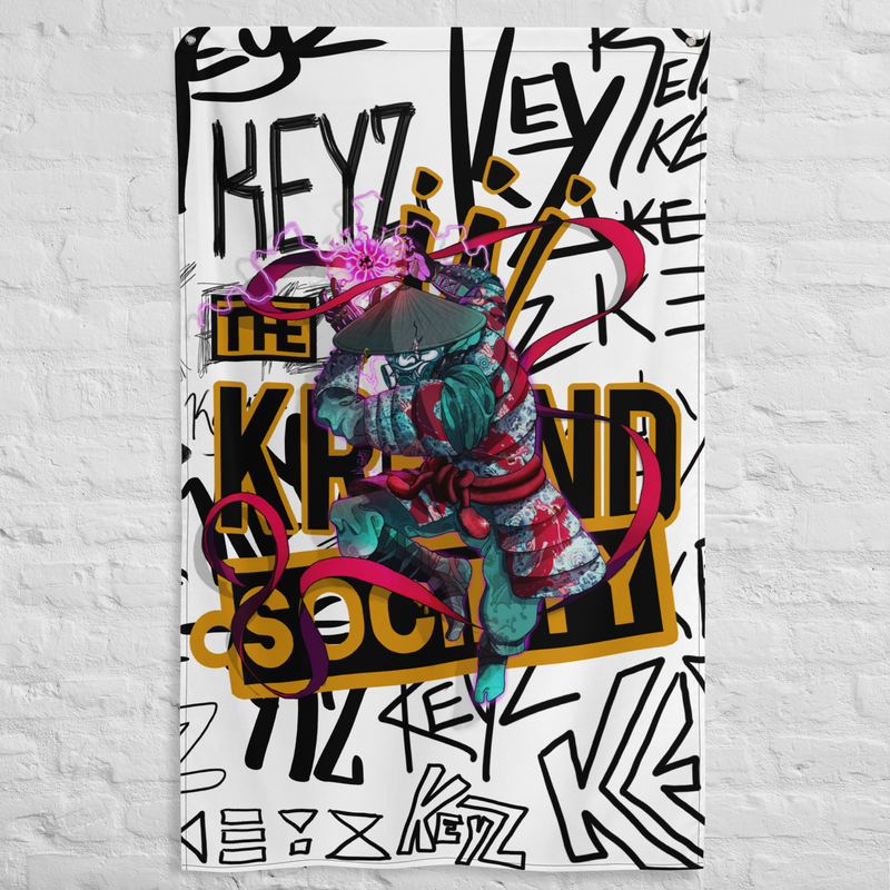 Porcelain Samurai Flag