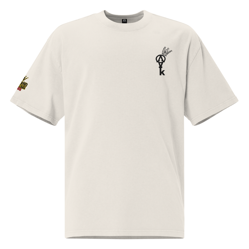 Krownd Key Oversized faded t-shirt