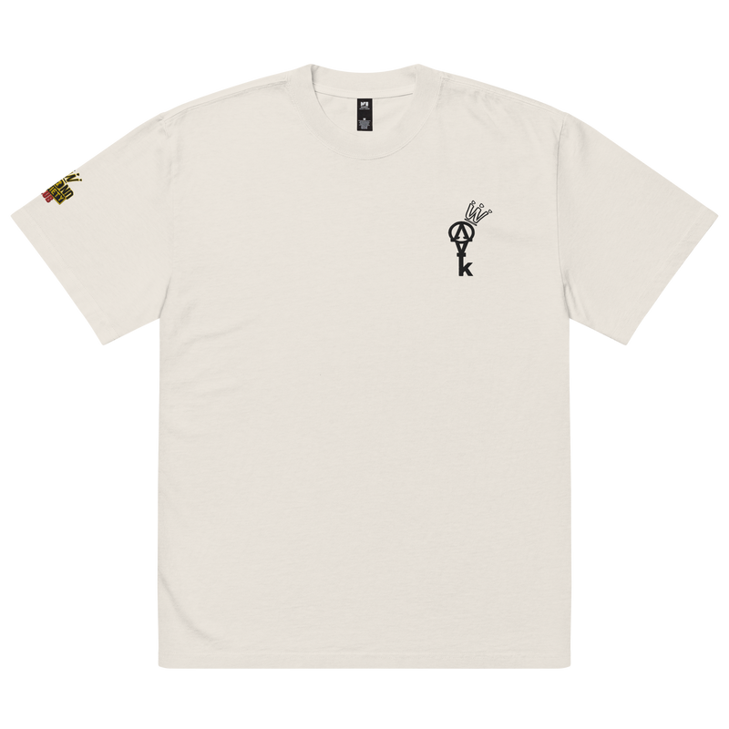 Krownd Key Oversized faded t-shirt