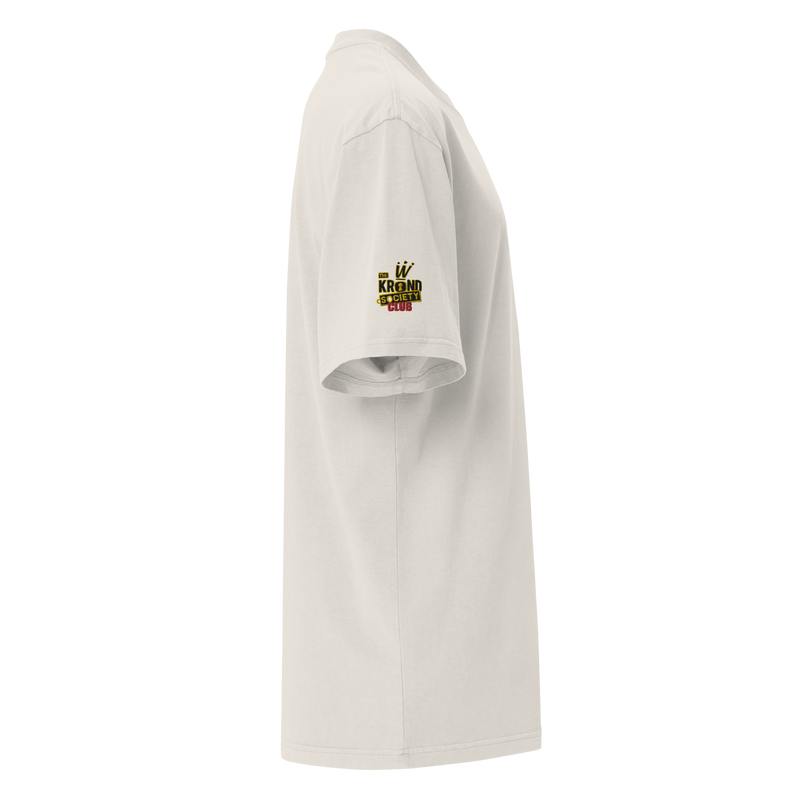 Krownd Key Oversized faded t-shirt