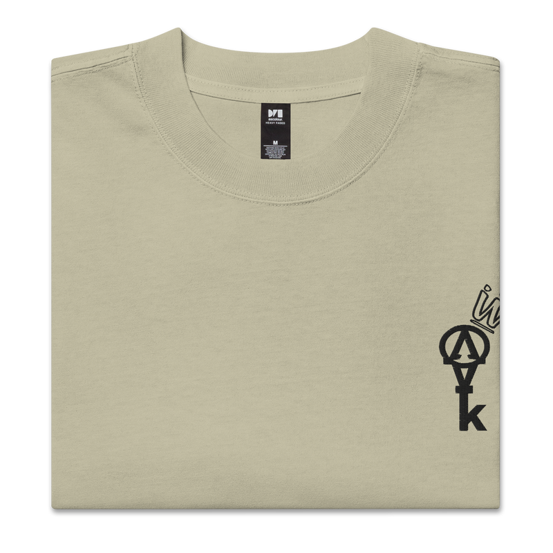 Krownd Key Oversized faded t-shirt