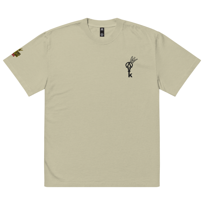 Krownd Key Oversized faded t-shirt