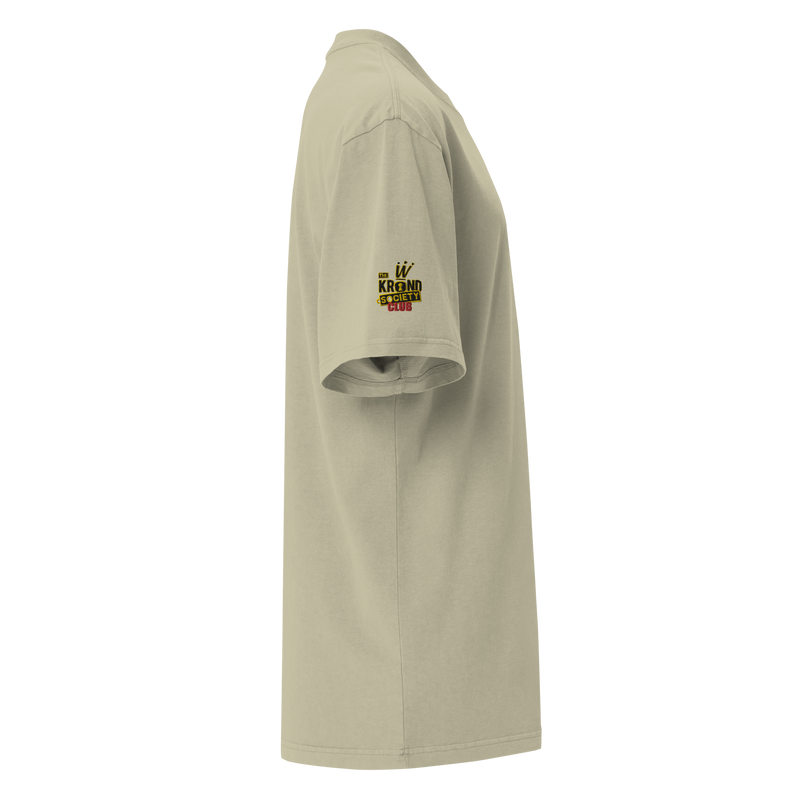 Krownd Key Oversized faded t-shirt