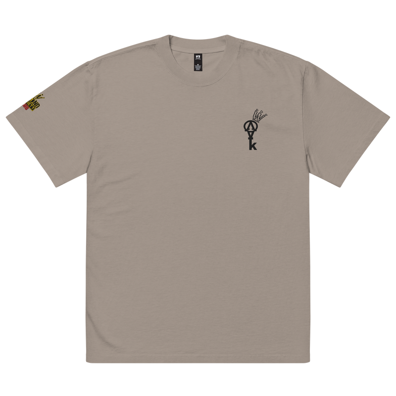 Krownd Key Oversized faded t-shirt
