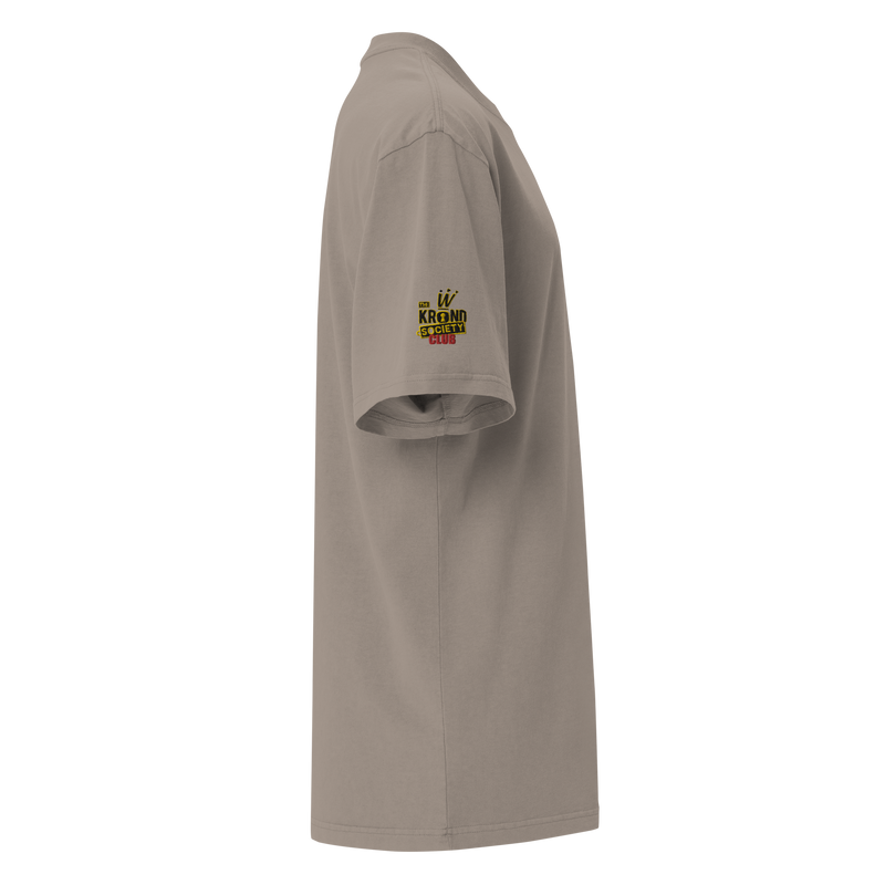 Krownd Key Oversized faded t-shirt