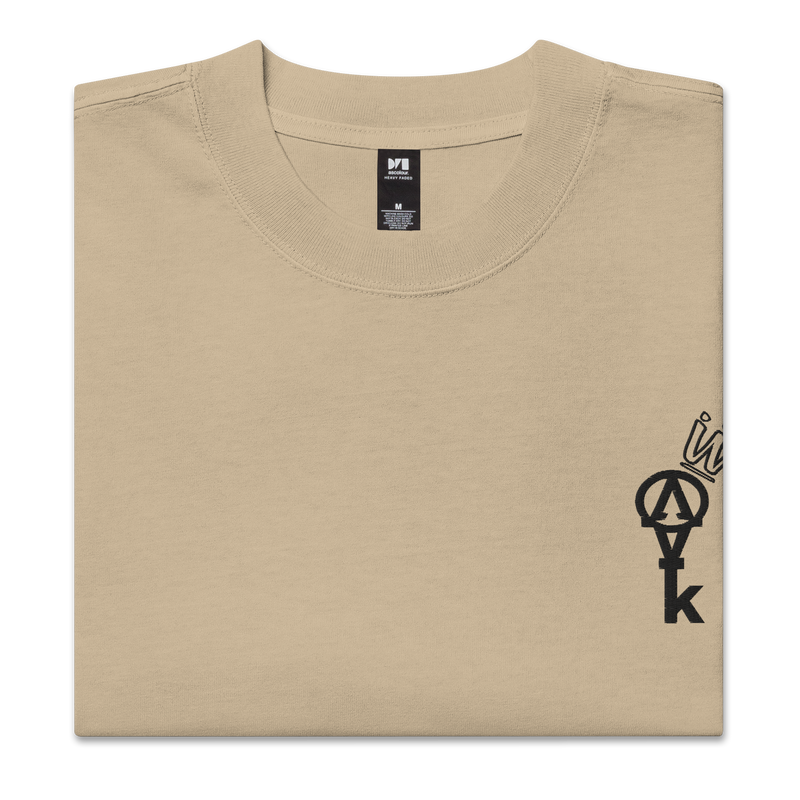 Krownd Key Oversized faded t-shirt