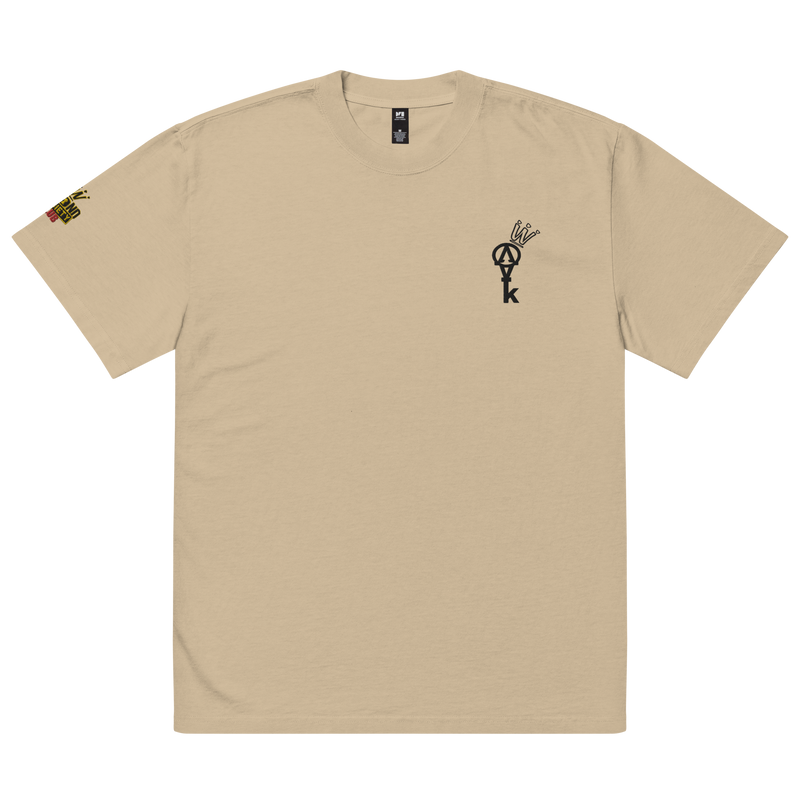 Krownd Key Oversized faded t-shirt