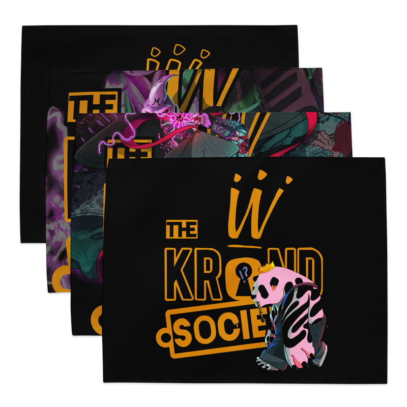 Krownd Society Club Placemat Set (14 made)