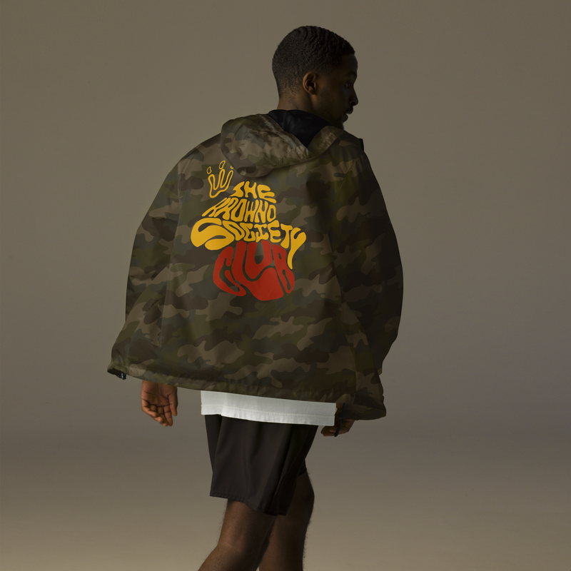 WRAPPED lightweight Camo zip up windbreaker (10 made)