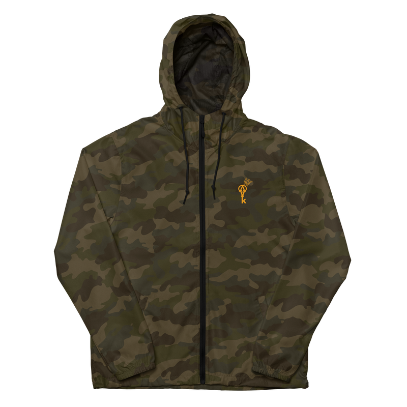 WRAPPED lightweight Camo zip up windbreaker (10 made)