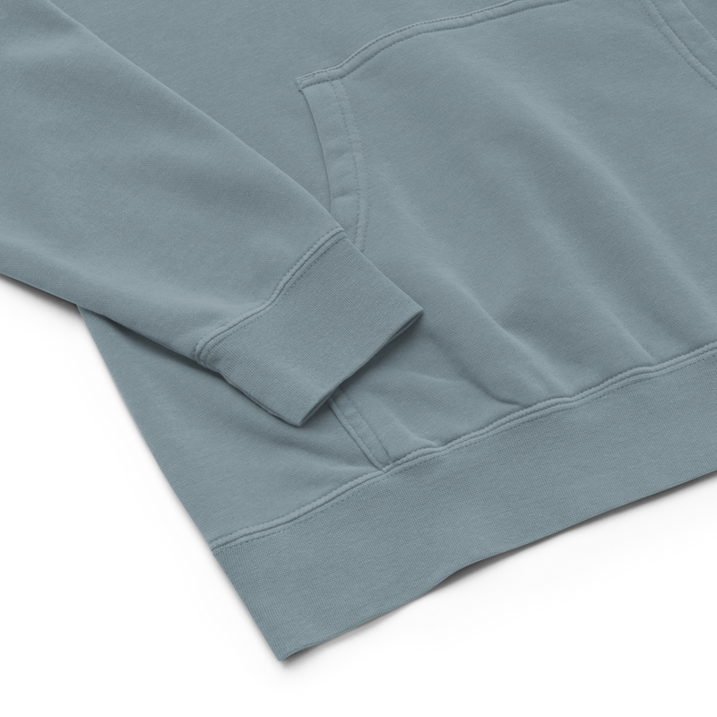 Krownd Club pigment-dyed hoodie