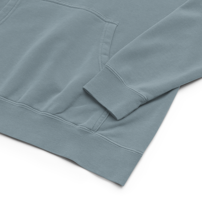 Krownd Club pigment-dyed hoodie